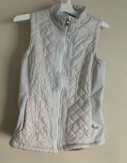 Athleta Rock Springs Quilted Puffer Vest Full Zip Pockets Mock Neck