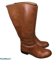 Corso Como Brown Leather Knee High Riding Boots