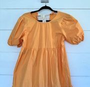 Peter Som Collective Marigold Tiered MIDI Dress Size 0 Flawed