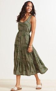 for Evereve The Malibu Sleeveless Maxi Dress in Camo Print