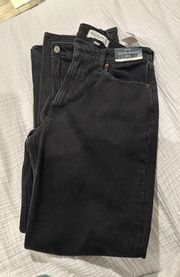 Abercrombie 90s Relaxed Jean - Black 