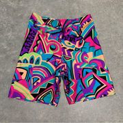 Jantzen Coastal Zone Graphic Biker Shorts