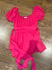 Hot Pink Romper