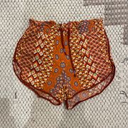 Lively Orange Pajama Shorts