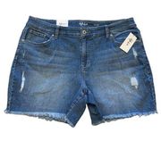 NWT Style & Co. Mid-Rise Denim Short Size 16 Seaside