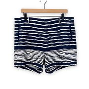 Cato classic navy blue nautical stripe shorts