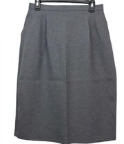Levis Bend Over Grey Pencil Skirt Vintage Size 8
