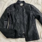 Never worn faux leather jacket