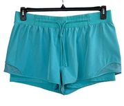 Mondetta X-Large Retro Run Shorts Moisture Wicking Quick Drying Activewear Blue