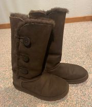 UGG Classic Bailey Button Triplet Boot