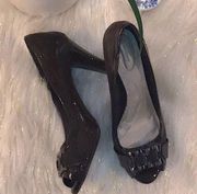 Gianni Bernini dark chocolate heel size 9