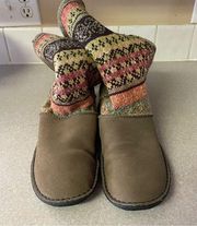 Keen Fairisle Slouchy Coastal Cowgirl Granola Outdoor Suede Sherpa Lined…