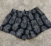 Black & White Pineapple Shorts