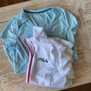 Fila jacket and T-shirt