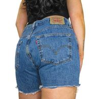 90s Vintage Levi's 501 High Rise Cut Off Shorts Mom Jean Shorts W34 L30