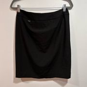 Classic Career Black Pencil Skirt Calvin Klein Size 8 PETITE 8P