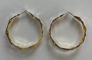 Ettika Earrings Womens Jewelry Gold Round Hoop Geo Revolve Layered Medium