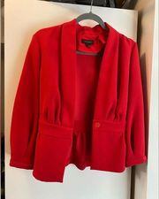 Halogen red blazer. Almost new