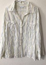 Women’s long sleeve shirt. Charter club. Size 24.