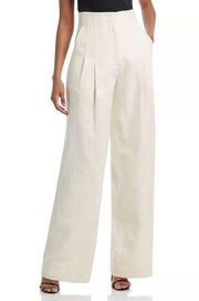 A.L.C. Bennett Pleated Wide Leg Pants in Ecru, Size 0 New w/Tag $495 (SOLD OUT)