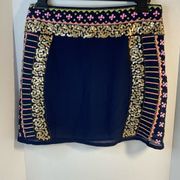 Buttons by Francesca’s sequin accent skirt size S