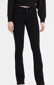 American Eagle AE Next Level Artist Flare Lowe Rise Black Jean