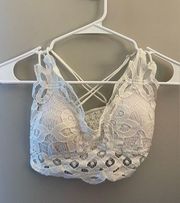 Rue21 white lace bralette size XS