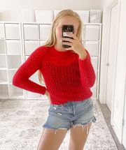 Etoile  Open Knit Sweater