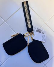 Dual Pouch Wristlet Brand New