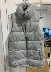 Heather Gray Puffer Vest