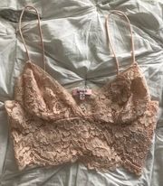 Lace Bralette Crop Top