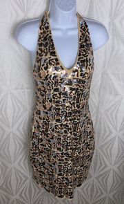 Halter Blair Sequin Dress