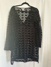 Pacific beach swim suit cover up
Black size L