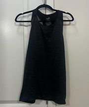 Avia Gray / Black Athletic Tank Top Size Medium