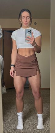 Brown skort