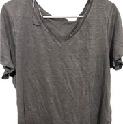 Joie grey linen short sleeve shirt size xl