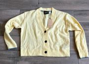 Scotch and soda yellow cardigan