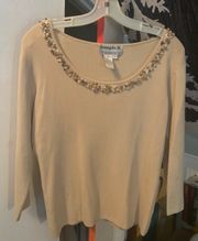 Beige Seashell Top