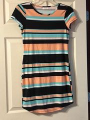 Bobbie Brooks Stripe BodyCon Dress Small