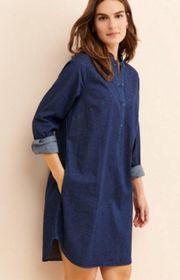 Universal Standard || Hannah Denim Shirt Dress Dark Indigo medium 18/20 NWT