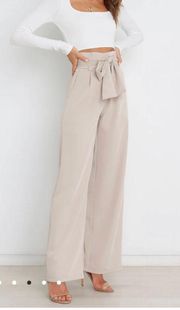 Petal + Pup Kieran High Waisted Pants Beige 