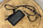 Aimee Kestenberg Leather Phone Cross Body w/ RFID & Screen Access clear