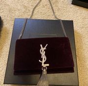 ysl chain wallet monogram shoulder bag