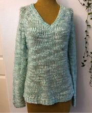 NWT Aeropostale Marled Turquoise Sweater Size М