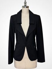 Classiques Entier Black Wool Stretch Blazer Jacket Suit Jacket 6