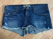 J Brand Vintage Y2K Women's Cut Off Jean Shorts Sz 27