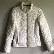 White Puffer Coat Sz M