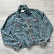 Vintage Oversized Denim Jacket L