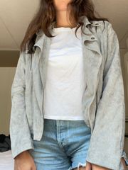 Grey Suede Jacket