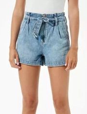 American Eagle High Waist Paperbag Mom Shorts